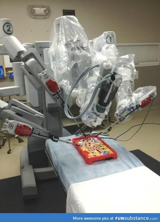 The proper test for robotic surgery equipment