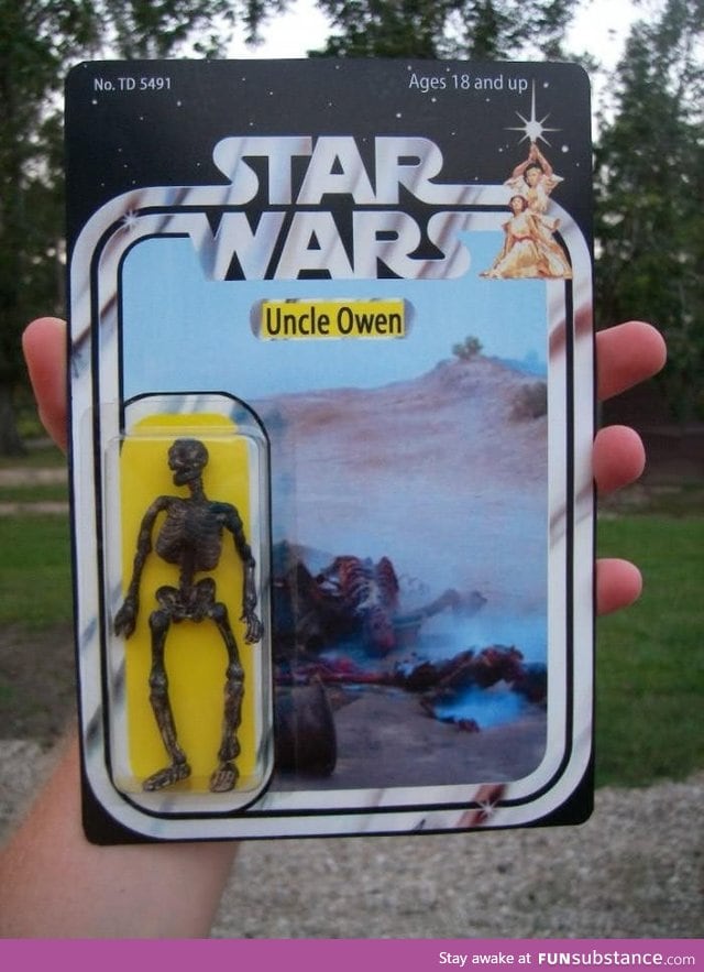 Star wars action figure: Uncle owen