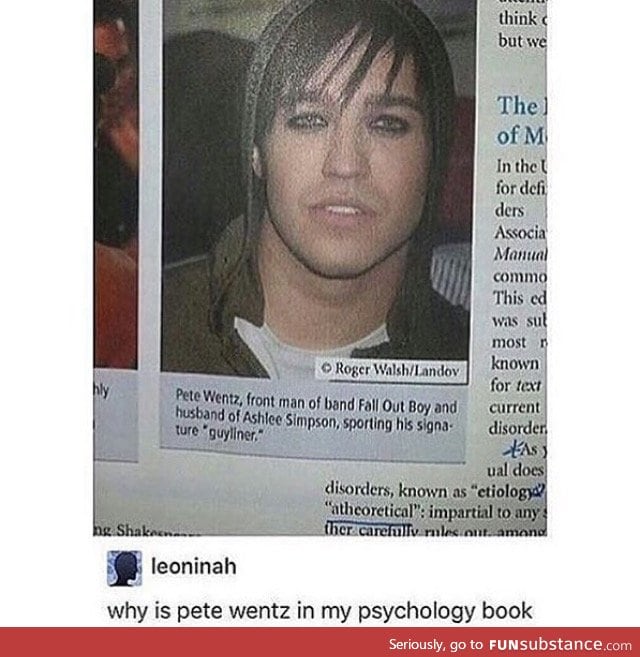 Why can't my psych book be like this