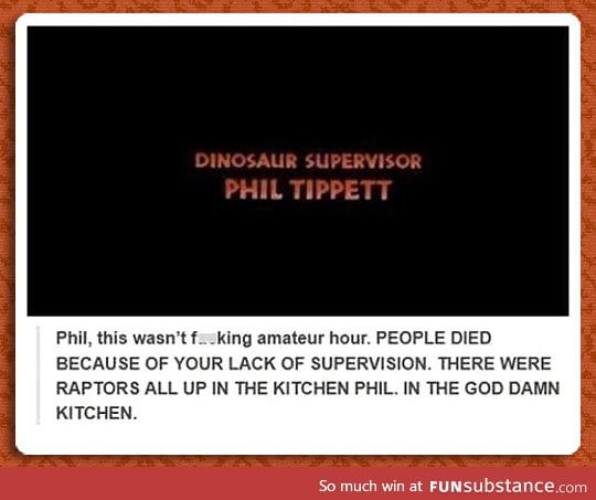 You had one job, phil