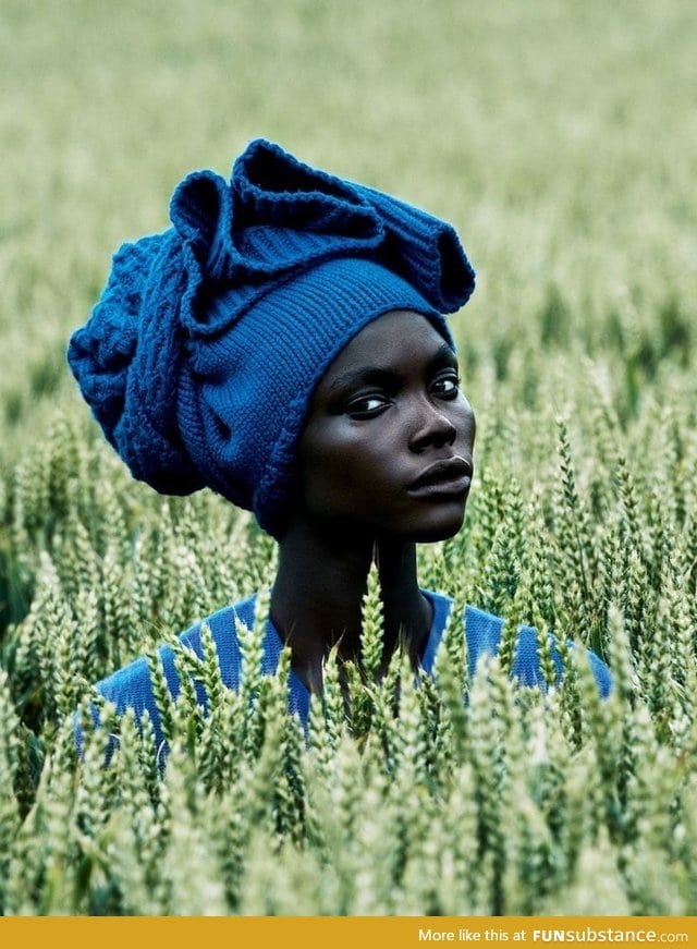 Woman in field