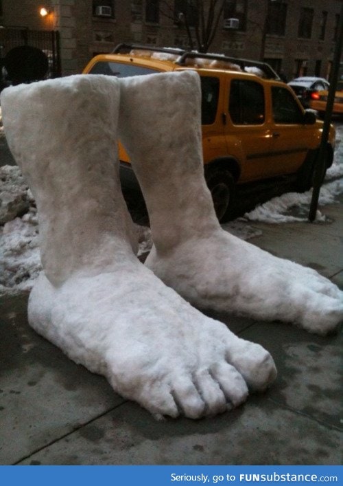 Two feet of snow