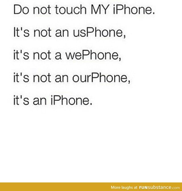 its a MYphone