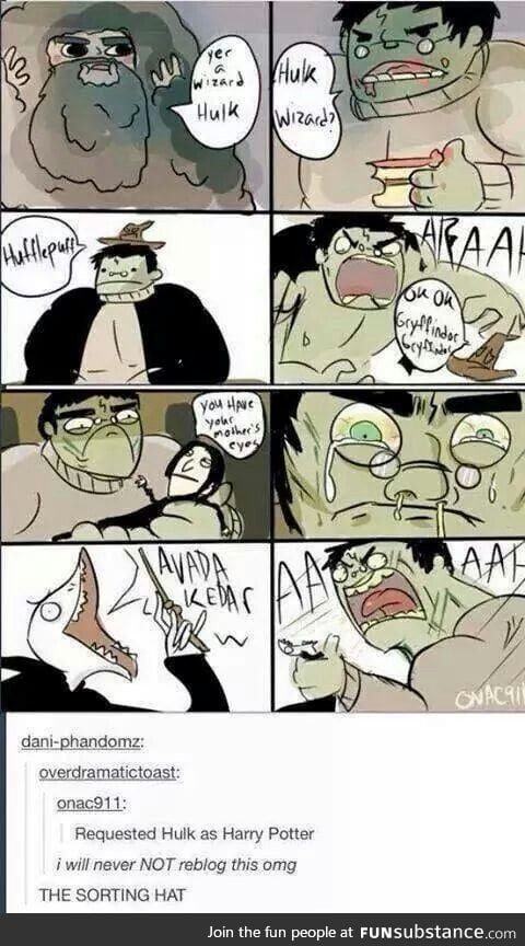 Hulk Potter is still H.P so