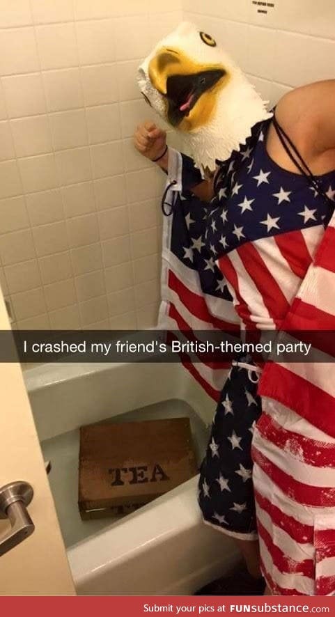 Crashing British parties since 1776