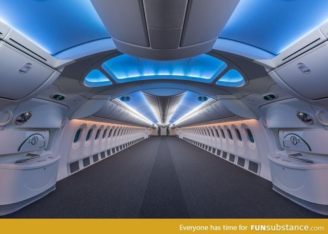 An empty 787