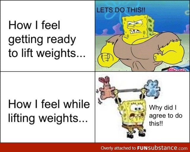 Lifting weights