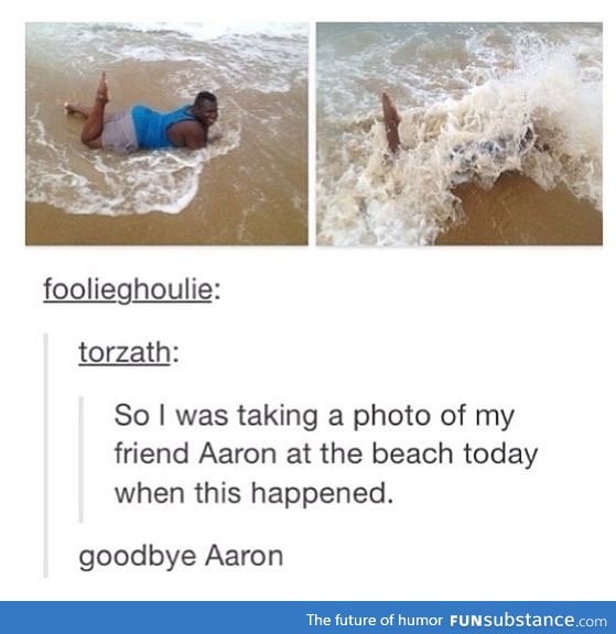 Bye bye Aaron.