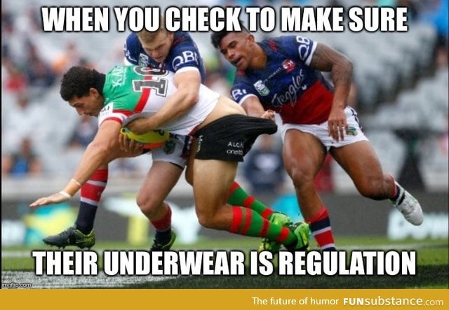 Performance enhancing undies are not tolerated