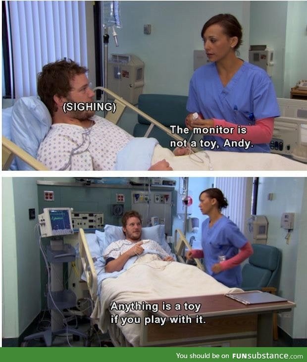 Andy Dwyer is my spirit animal