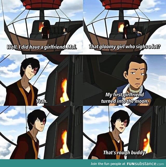 Sokka and Zuko's funny moment