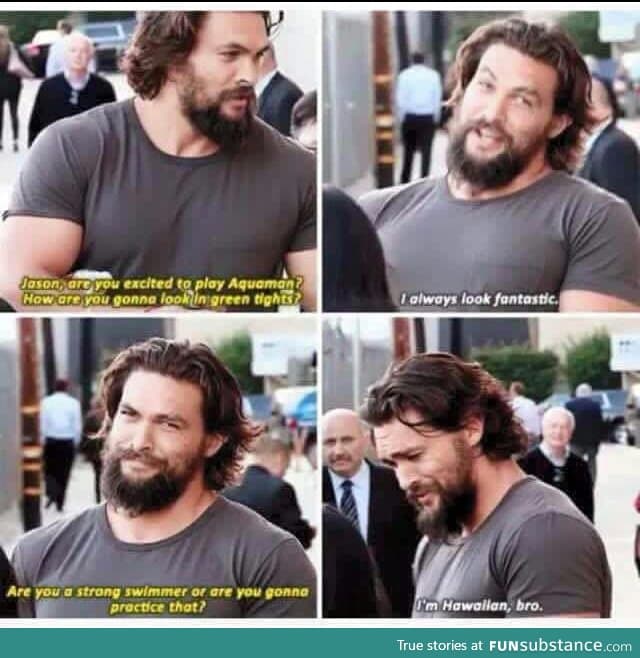 Already the best Aquaman