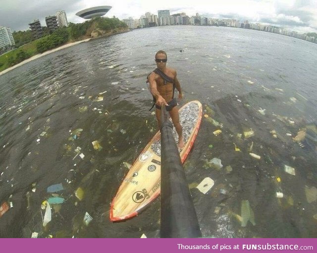 This is Guanabara. Athletes will compete here for some Olympic medals in a few months