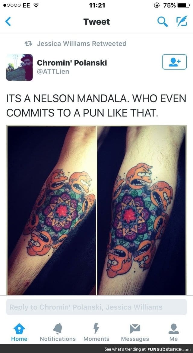 A Nelson Mandala Tattoo