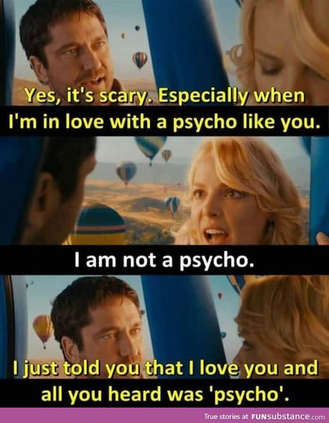 I am not a psycho