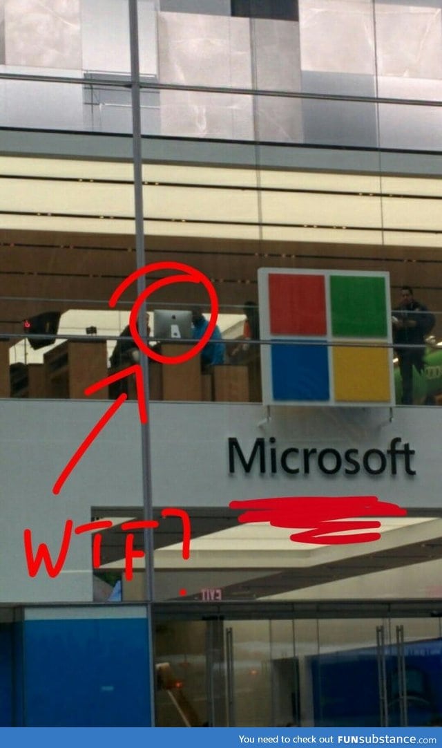 Even Microsoft uses iMac