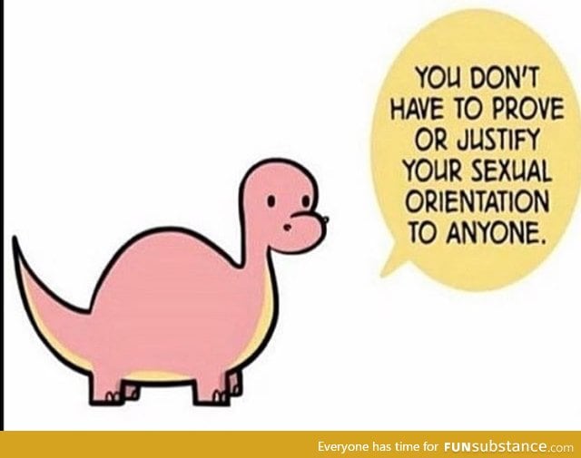 important message from a dinosaur