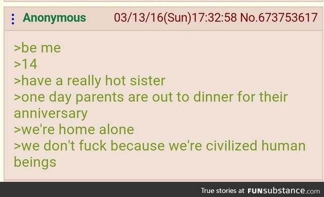 Anon shares his incest story