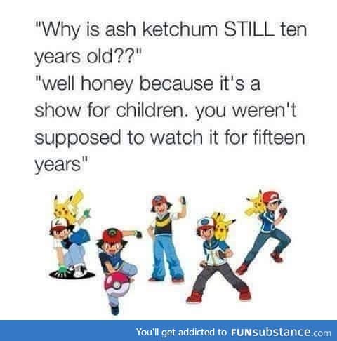 The reason Ash Ketchum isn't aging