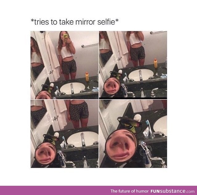 Mirror selfie ._.