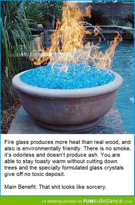 Fire glass