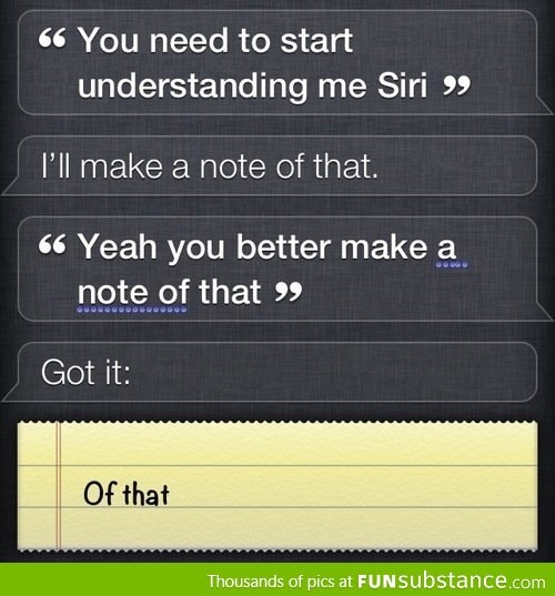 Siri being a sarcastic b*tch