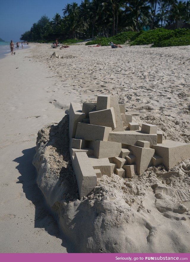 Geometric sandcastle