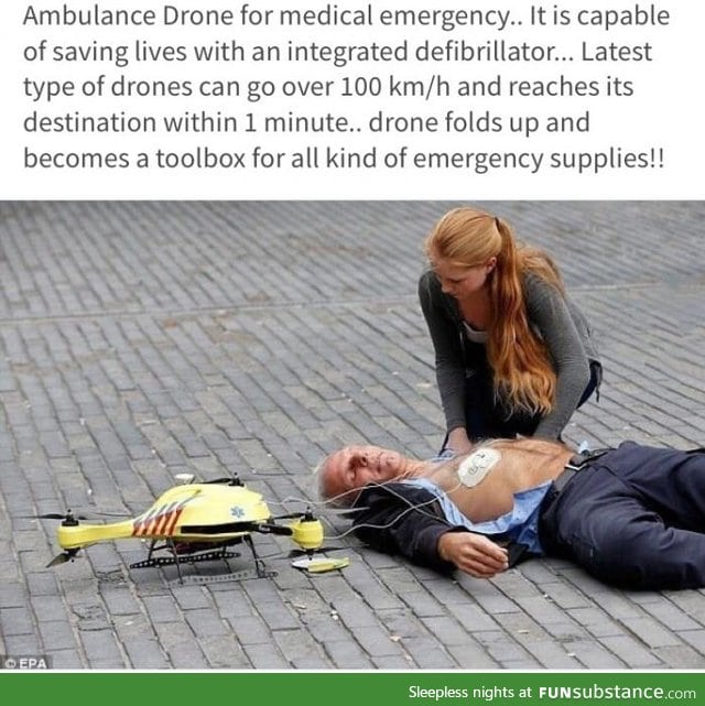 Medical drones could save lives in future!