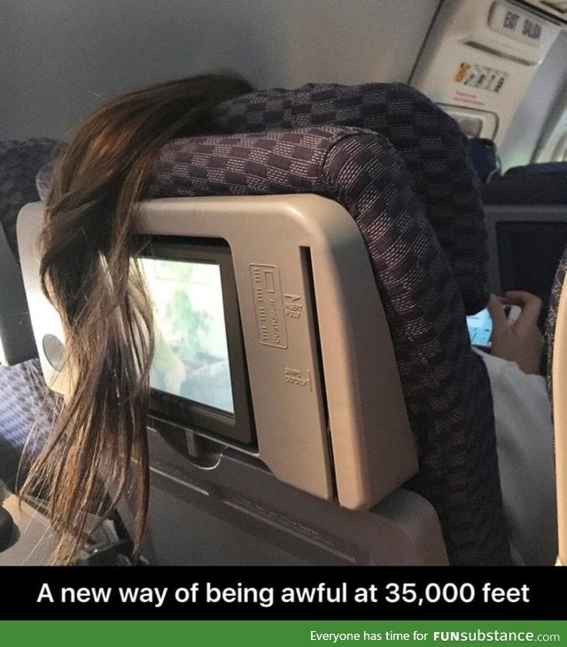 How to be inconsiderate on the plane