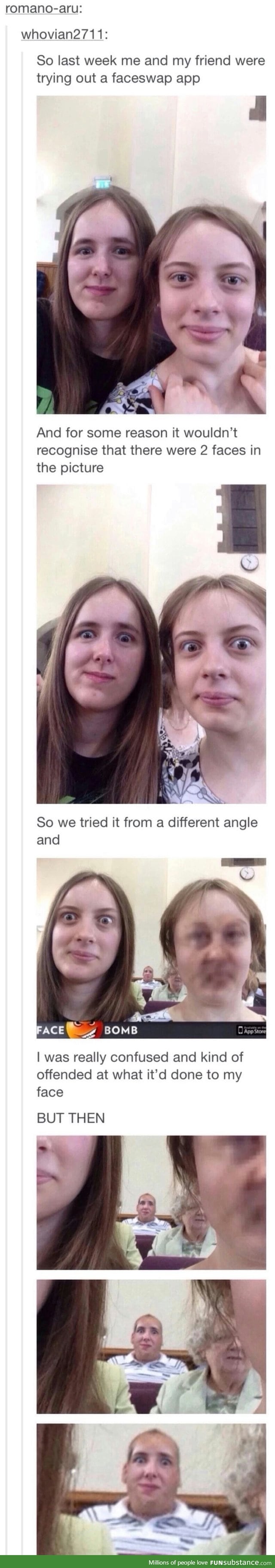 Accidental faceswap