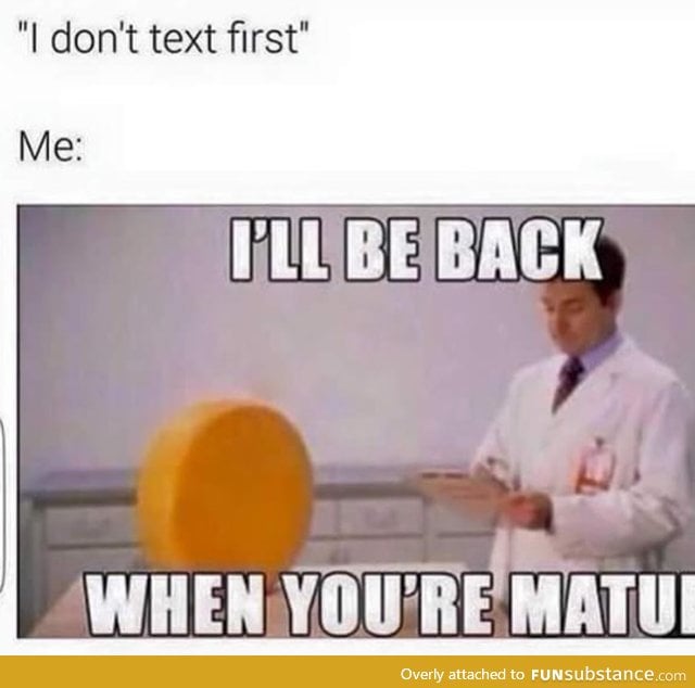 Text first