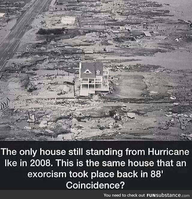 The only house to survive a hurricane