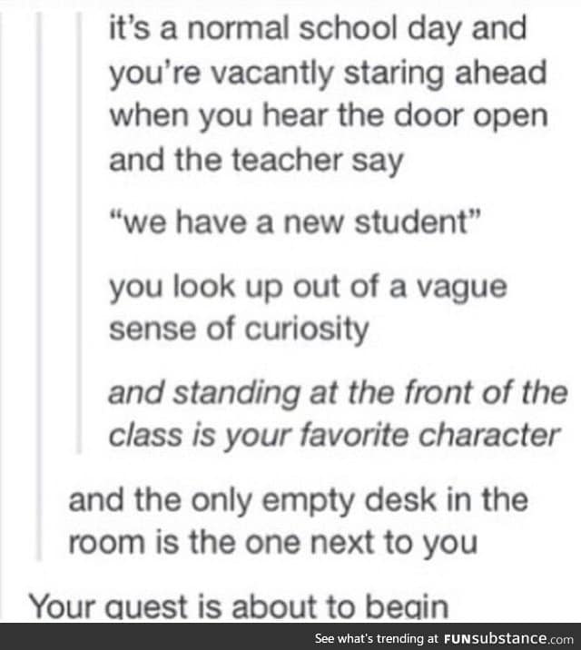 id be like "aren't you a little too old for school?"