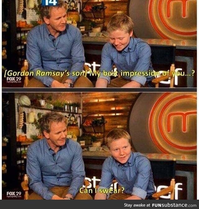 Gordon Ramsay's Son