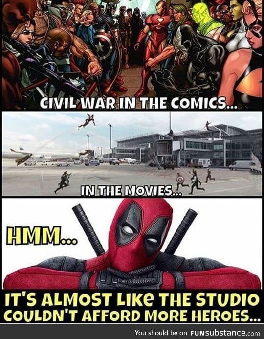 This is Deadpool being Deadpool