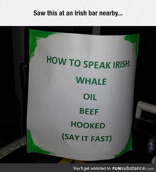 How to speak Irish