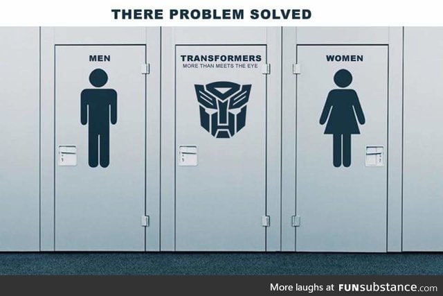 Solution to thre transgender bathroom thing