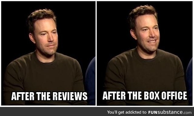 Sad affleck no more!