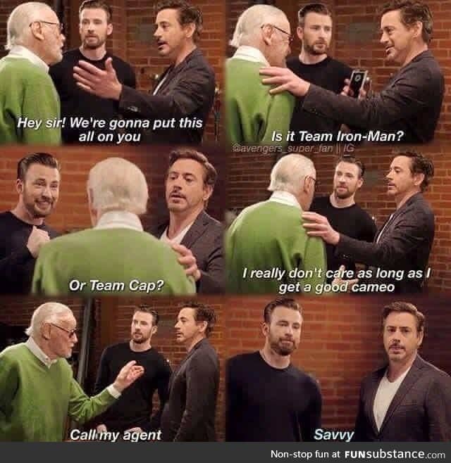 Stan Lee knows what is important