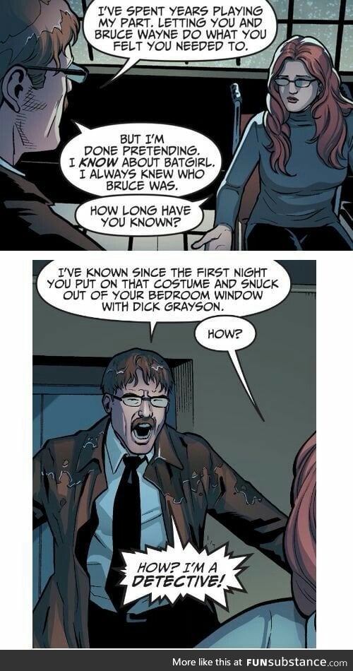 Commissioner Gordon is nobody's fool