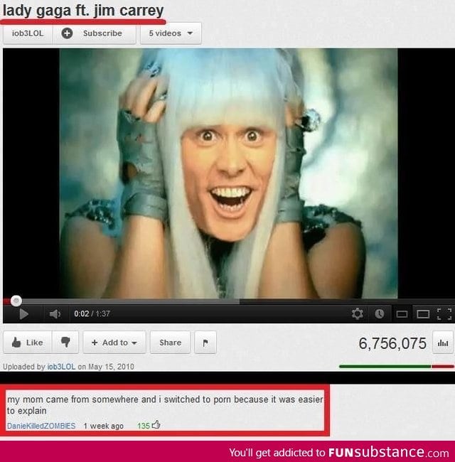 Lady Gaga ft Jim Carrey