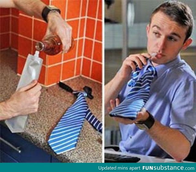 Tie/bottle