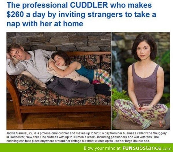 Professional Cuddler