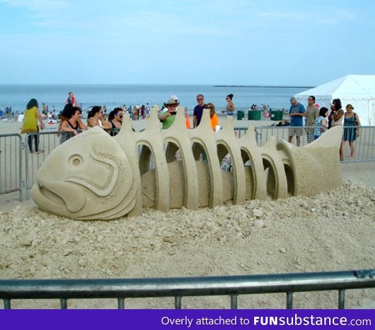 Fantastic Sand Sculpture