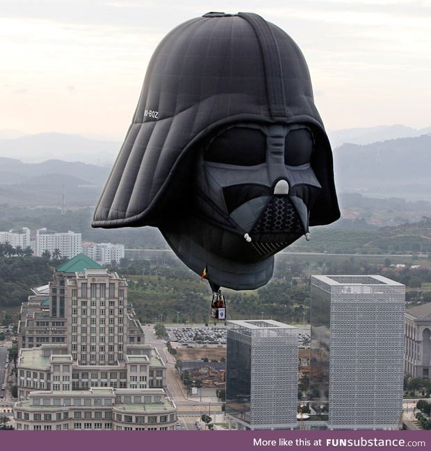 Darth vader hot air balloon