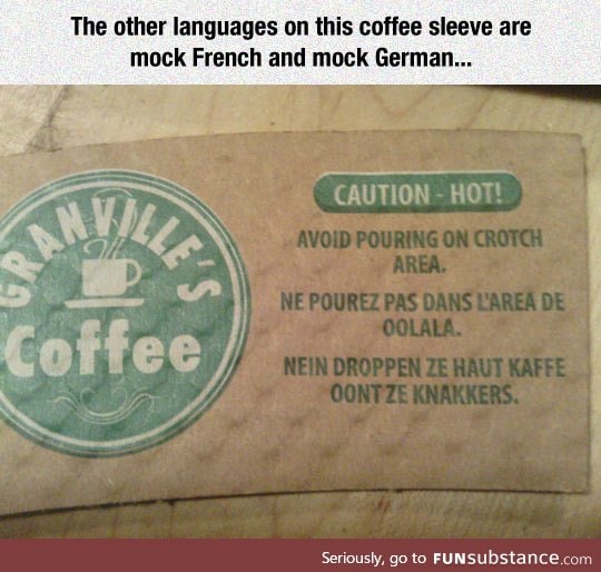 This coffee sleeve is hilarious