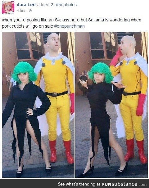 One punch man cosplay