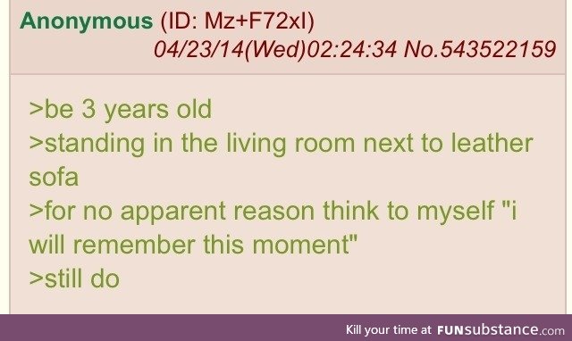 Anon has a random memory