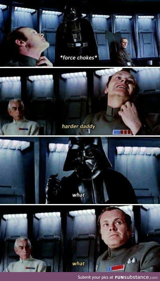 Vader didn't choke anyone for a week after this