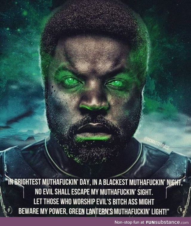 If Ice Cube was a Green Lantern